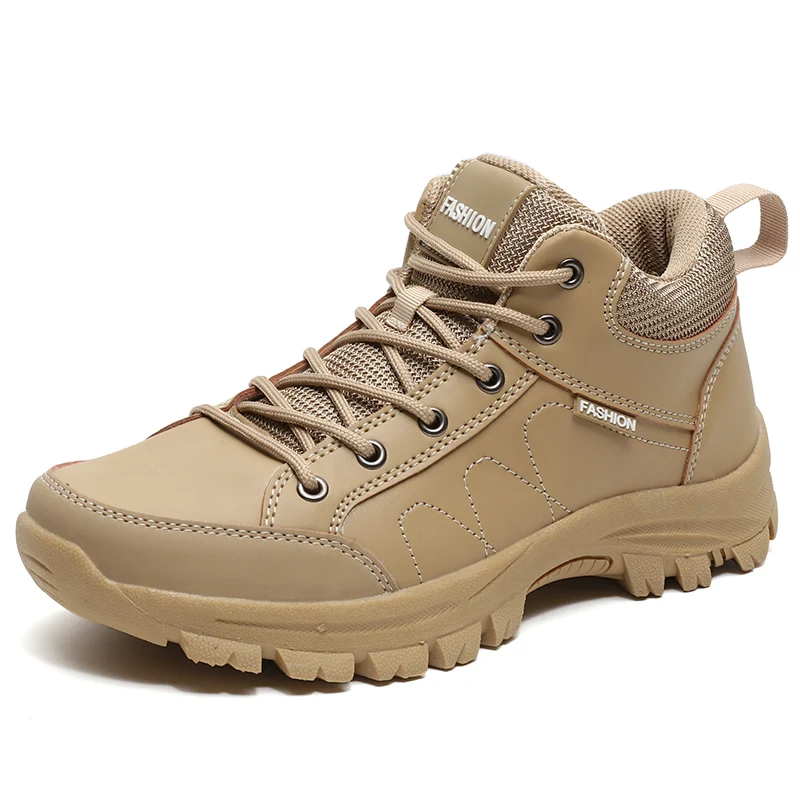 Men'S Shoes For Work - Men Tactical Boots Army Waterproof Climbing