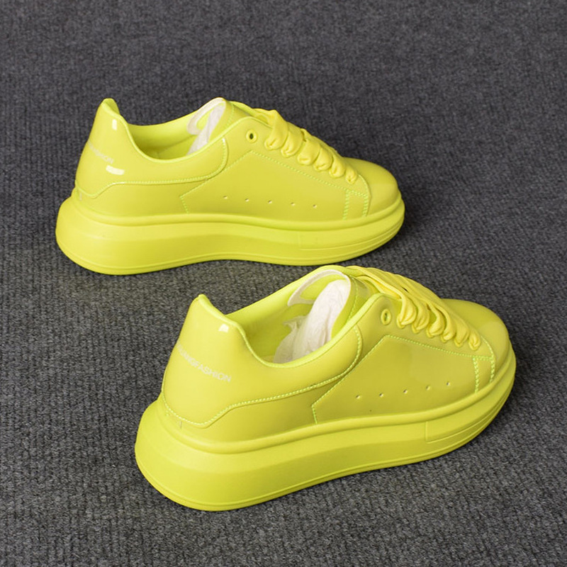 Men'S Shoes For Tennis - 2025 Lacquered White Casual Shoes for