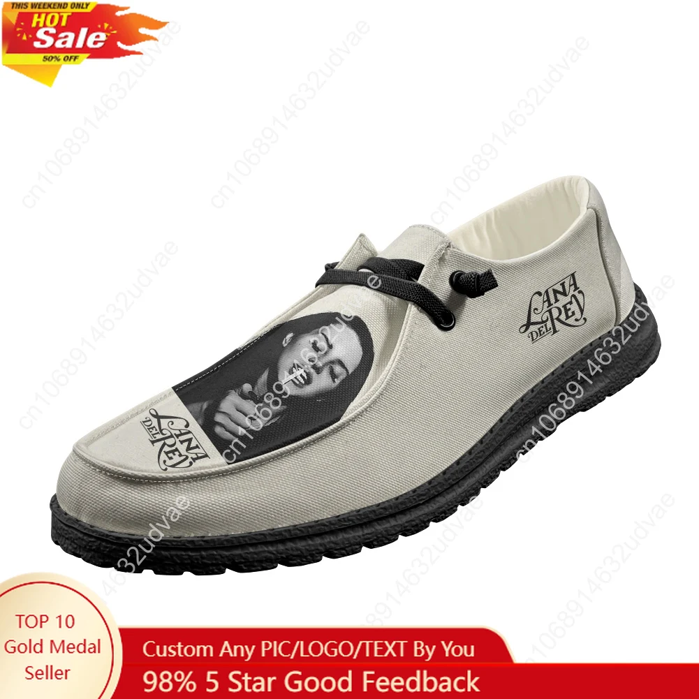 Men'S Shoes For Work - Lana Del Rey Singer Loafers Men