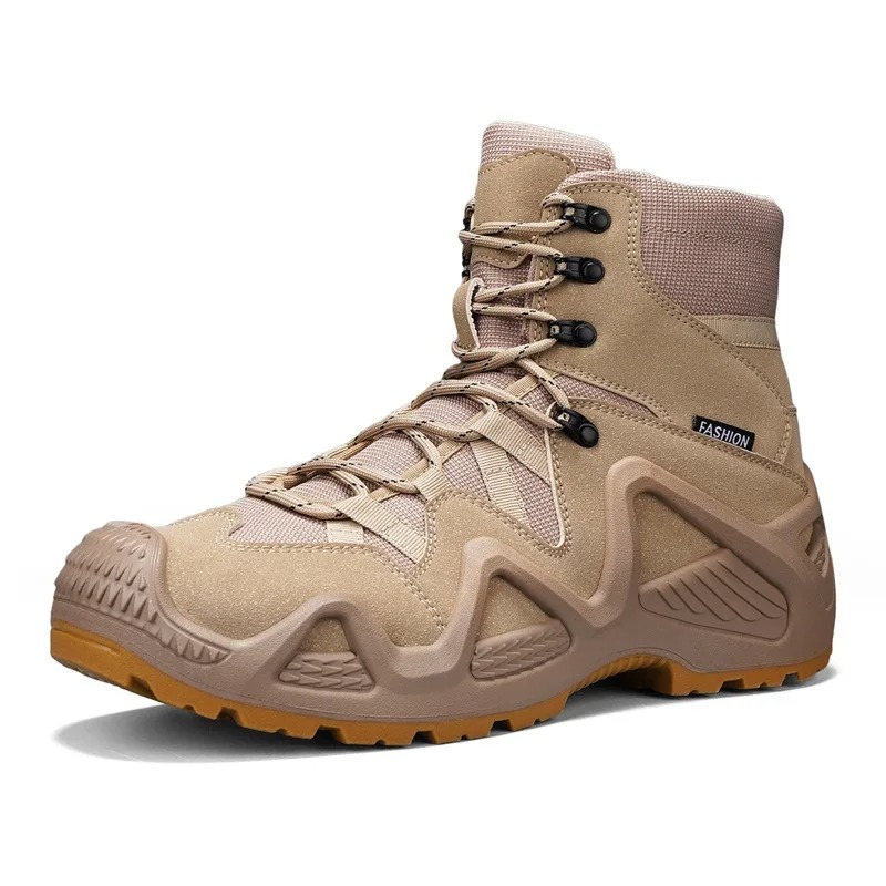 Men Shoes Brand - Men Tactical Boots Lace Up Brand