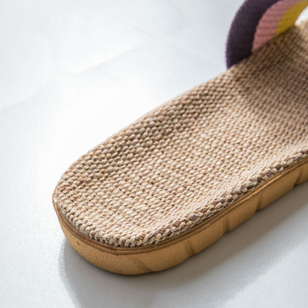 Men'S Shoes In Style - Fashion Ethnic Style Linen Cross Slippers