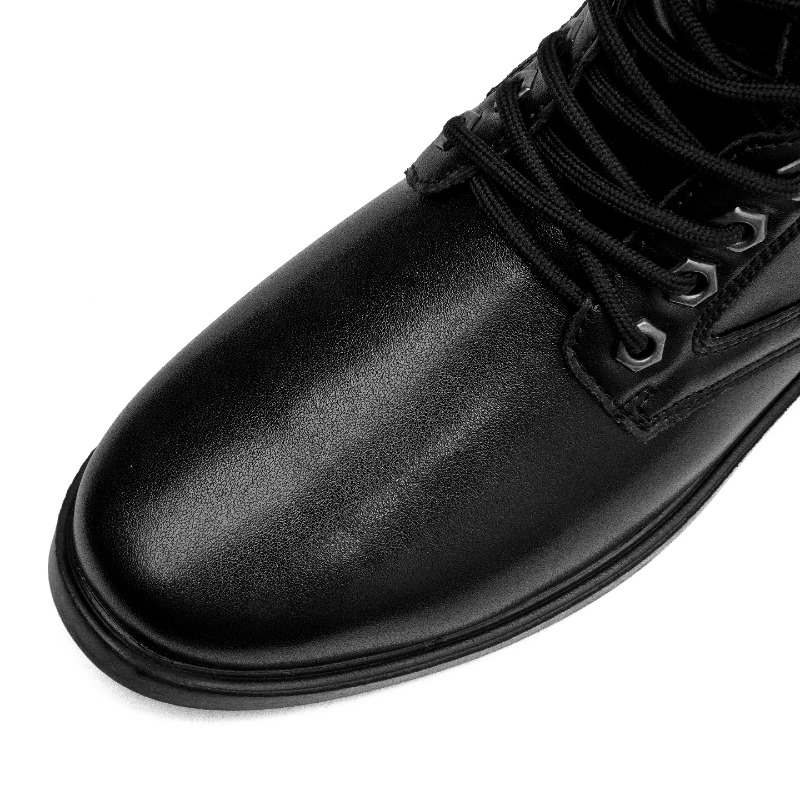 High-top Leather Boots Outdoor - đánh giá và giá Men'S Shoes For Work