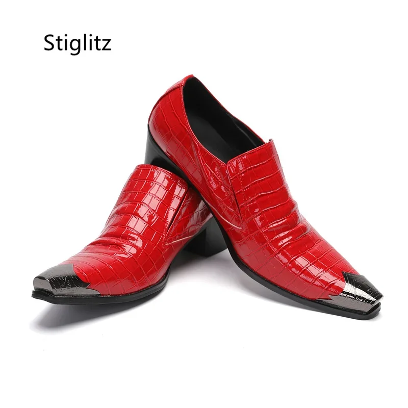 Red Patent Leather Men's Shoes - đánh giá và giá Men'S Shoes Size 42 In Us