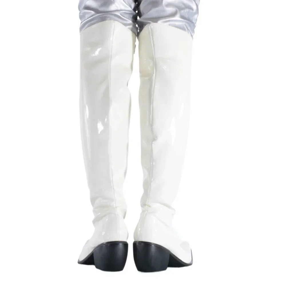 Fashion Men Patent Leather Ove - đánh giá và giá Shoes Heels Men