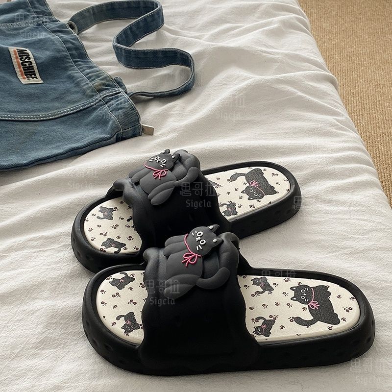Printting Cute Bear Women Slip - đánh giá và giá Men'S Shoes In Style