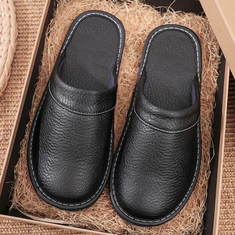 Home Leather Slippers Men and  - đánh giá và giá Men'S Shoes Size 42 In Us