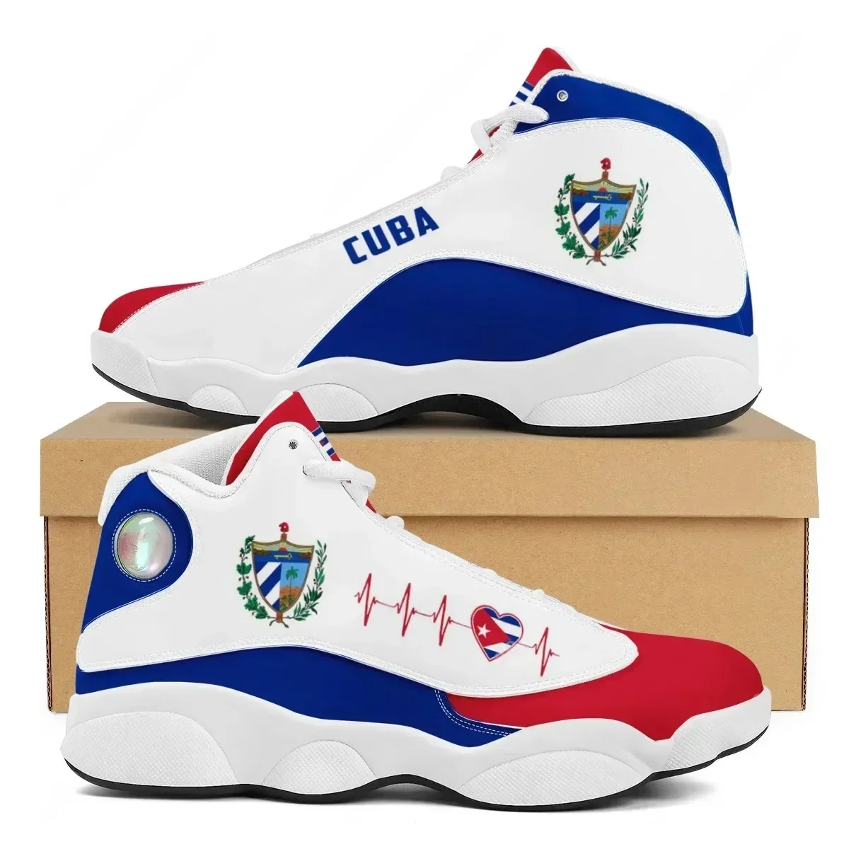 CUBA Flag Print Cool Men Baske - đánh giá và giá Men'S Shoes For Tennis